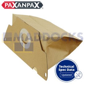 Sacs poussière en papier compatibles VB208 ‘Electrolux Mondo Series’ (Paquet de 5)