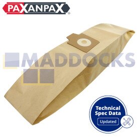 Sacs en papier compatibles avec séries VB210 ‘Electrolux UZ930S / UZ934’ (Paquet de 5)