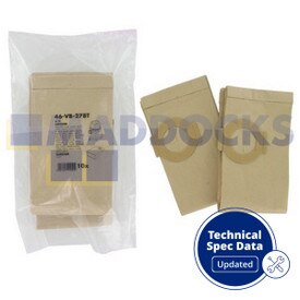 Sacs en papier compatible avec séries VB278T Hoover 'H16' Aqua Plus, Aqua Jet & Aqua Master (Paquet de 10)