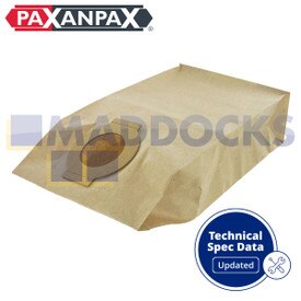 Sacs en papier compatibles avec VB278 ‘Hoover Aquaplus Canister’ (Paquet de 5)