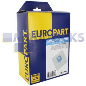 Sacs SMS et kit de filtration compatibles avec séries VB351H8 Bosch Siemens 'Type D,E,F,G,H' Activa, Alpha, Kids & Fun, Super VS (Paquet de 8+2)
