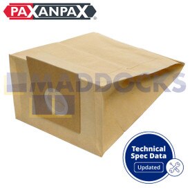 Sacs poussière en papier compatibles VB351 ‘Bosch Type D,E,F,G,H Activa, Alpha, Kids & Fun ; Hotpoint 3370’ (Paquet de 5)