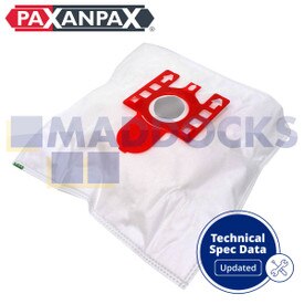 Kit de filtration et sacs SMS compatibles avec modèles VB375H4 Miele FJM & H (Paquet de 4+2