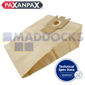 Sacs poussière en papier compatibles VB376 Miele 'Type GN' (Paquet de 5)