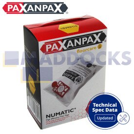 Sacs SMS compatibles VB390H10 emballés dans un carton pour série Numatic NVM-1CH Henry (paquet de 10)