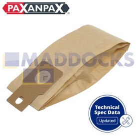 Sacs en papier compatibles avec VB453 ‘Panasonic MC-E40 Upright Series’ (Paquet de 5)