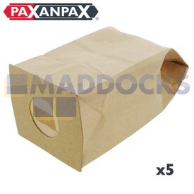 Sacs en papier compatibles avec VB465 ‘Philips Impulse’ (Paquet de 5)