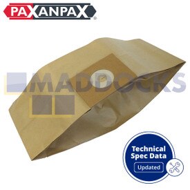Sacs en papier compatibles avec VB468 ‘Premiere Mini’ (Paquet de 5)