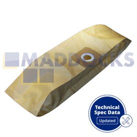 Sacs en papier compatibles avec VB470T Plain Packed ‘Rowenta RU11’ (Paquet de 10)