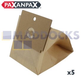 Sacs en papier compatibles VB471 Plain Packed ‘Rowenta RU11’ (Paquet de 5)