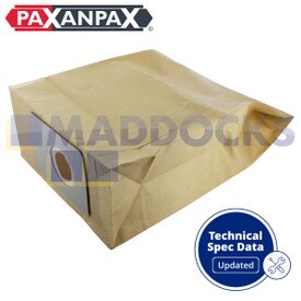 Sacs en papier compatibles avec VB487 ‘Victor D9A Canister’ (Paquet de 5)