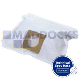 Compatible VB488 pour Makita DVC260Z, DVC261ZX15, DVC265ZXU Type SMS Sacs (Pack de 10)
