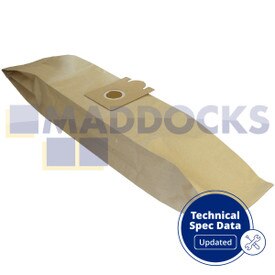 Sacs poussière en papier compatibles avec séries VB688T Nilfisk Viking D10, GD110 (Paquet de 10)