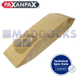 Sacs en papier compatibles avec aspirateur des séries VB810 Oreck XL100 sans socle (Paquet de 5)