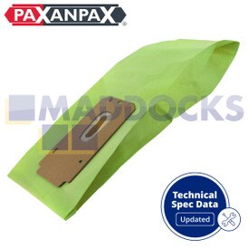 Sacs en papier compatibles avec aspirateur des séries VB811 Oreck XL2000, XL8000 & XL9000 avec socle (Paquet de 5)