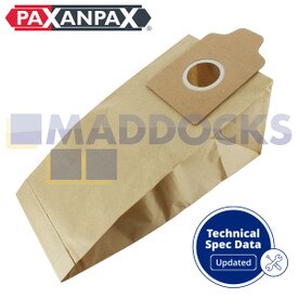 Sacs poussière en papier compatibles avec séries VB816 Morphy Richards Ultra Light Ecovac (Paquet de 5)