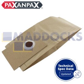Sacs en papier compatibles avec séries VB817 Electrolux Highlight Z2905, The Boss Z2270 (Paquet de 5)