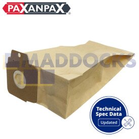 Sacs en papier compatibles avec VB821 Karcher CV30 (Paquet de 5)
