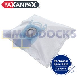 Sacs SMS compatibles avec VB827 Bosch 'Type G XXL / G XL' MegaFilt SuperTEX (Paquet de 5)