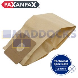 Sacs en papier pour collecteur de débris compatibles RL095 Ash, BBQ, Fire Wood (Paquet de 5)