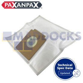 Sacs SMS et kit de filtres compatibles avec les modèles VB840 Zanussi ZAN3002 Compact Power ; Electrolux Listo Z2100-Z2077 ; Vax Mojo (paquet de 5 + 1 pièces)