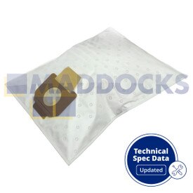 Compatible VB841 pour Makita 446L, VC2000, VC3000, 9000 Series Aspirateur SMS Microfibre Sacs (Pack de 5)
