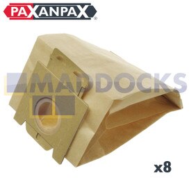 Sacs en papier compatibles avec séries VB878 Miele 'Type K' S140-S157, S163-S168 (Paquet de 5)