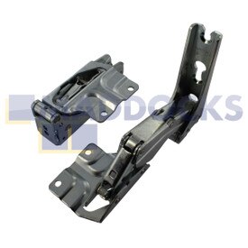Charnières de porte gauche inférieure/droite supérieure multi-modèles multi-modèles fabriqué par Hettich compatible avec Bosch, Neff, Siemens (3704 5.0 & 3306 5.0 / 3307 5.0)