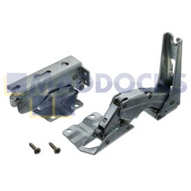 Compatible pour le groupe BSH : Bosch, Neff, Siemens Multi Model Fitting Lot de charnières de porte inférieure et supérieure (3702 5.0 / 3703 5.0 & 3306 5.0 / 3307 5.0)