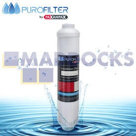 Filtre d'eau compatible WF22 (Raccord universel en ligne 1/4" DD-7098, GXRTQR, SXS, BL-9808, DA29-10105J HAFEX/EXP, USC100 par PuroFilter, sous marque PuroFilter)