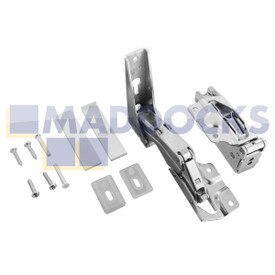Charnières de porte inférieure supérieure multi-modèles fabriqué par Hettich compatible avec Whirlpool, Bauknecht, Ikea (3905 5.0 & 3362 5.0 / 3363 5.0)