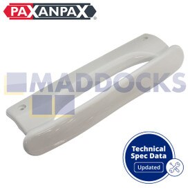 Poignée de porte de réfrigérateur-congélateur en plastique blanc compatible avec séries Whirlpool AFG7000, ARC1000, ARC7000, WM1649WAQUA