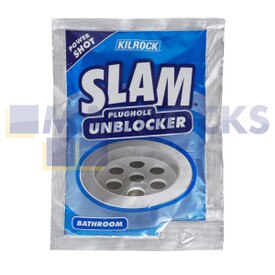 Déboucheur de drain One Shot original Kilrock Slam pour salle de bain (80g)