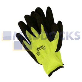 Gants enduits de latex de mousse de grande taille authentiques d'origine Rolson