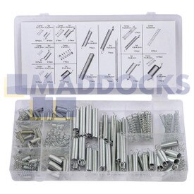 Kit d'assortiment de ressort Rolson d'origine et authentique (150 pièces)