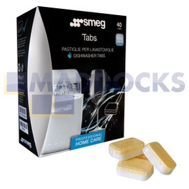 Tablettes pour lave-vaisselle authentiques d'origine Smeg au citron (paquet de 40)
