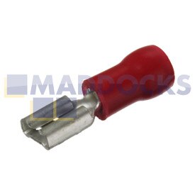 Cosse clip rouge femelle universelle (Paquet de 100)