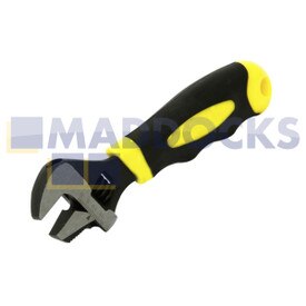 Clé à tubes ajustable professionnelle 2 en 1 Rolson d'origine et authentique à large mâchoires courtes