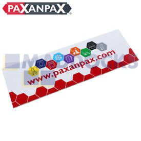 Panneau de pied de page de marque Paxanpax universel Paxanpax (23" x 10" / 60cm x 25cm)