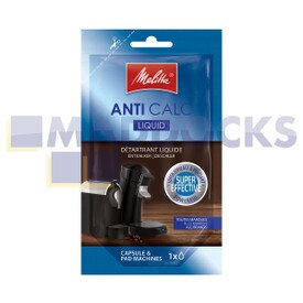 Capsule 'anticalcaire' authentique et d’origine Melitta et décalcificateur à dispersion de liquide pour machine à tampon (100 ml)