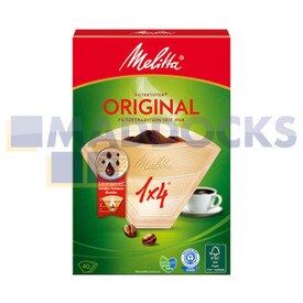 Filtres à café authentiques d’origine Melitta avec type 1 x 4 d’arôme (paquet de 80 pièces)