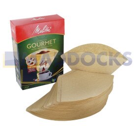 Filtres à café authentiques d’origine Melitta Gourmet avec type 1 x 4 d’arôme PLUS (paquet de 80 pièces)