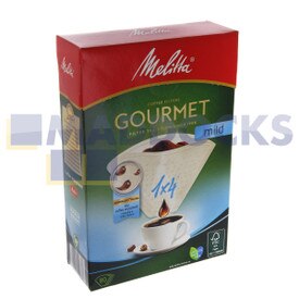 Filtres à café authentiques d’origine Melitta Gourmet Mild type 1 x 4 (paquet de 80 pièces)