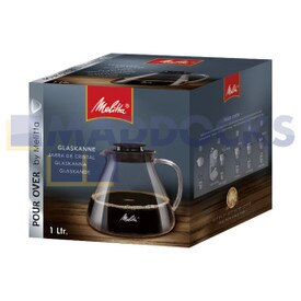 Cruche en verre authentique et d’origine Melitta Pour Over (1 L)