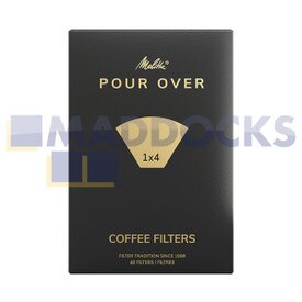 Véritable Original Melitta Pour Over 1x4 Type Filtre à Café Papiers (Paquet de 40)