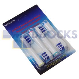 Têtes de brosse à dents compatibles pour Braun Oral-B EB30A type TriZone Deep Sweep (paquet de 4)
