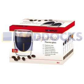 Tasses Espresso 8 cl (Paquet de 2)