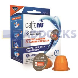 Véritable Original Caffe Nu Nespresso Formule Standard Type de Capsules de Nettoyage de Machine à Dosettes de Café (Pack de 5 x 3g)