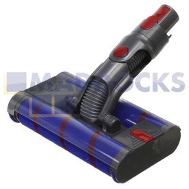 Compatible avec Dyson V7-V15, SV19 Series Tête de nettoyage multidirectionnelle à double rouleau souple
