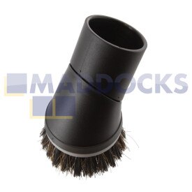 Brosse de dépoussiérage ronde compatible Miele universelle à poils naturels (SSP10)